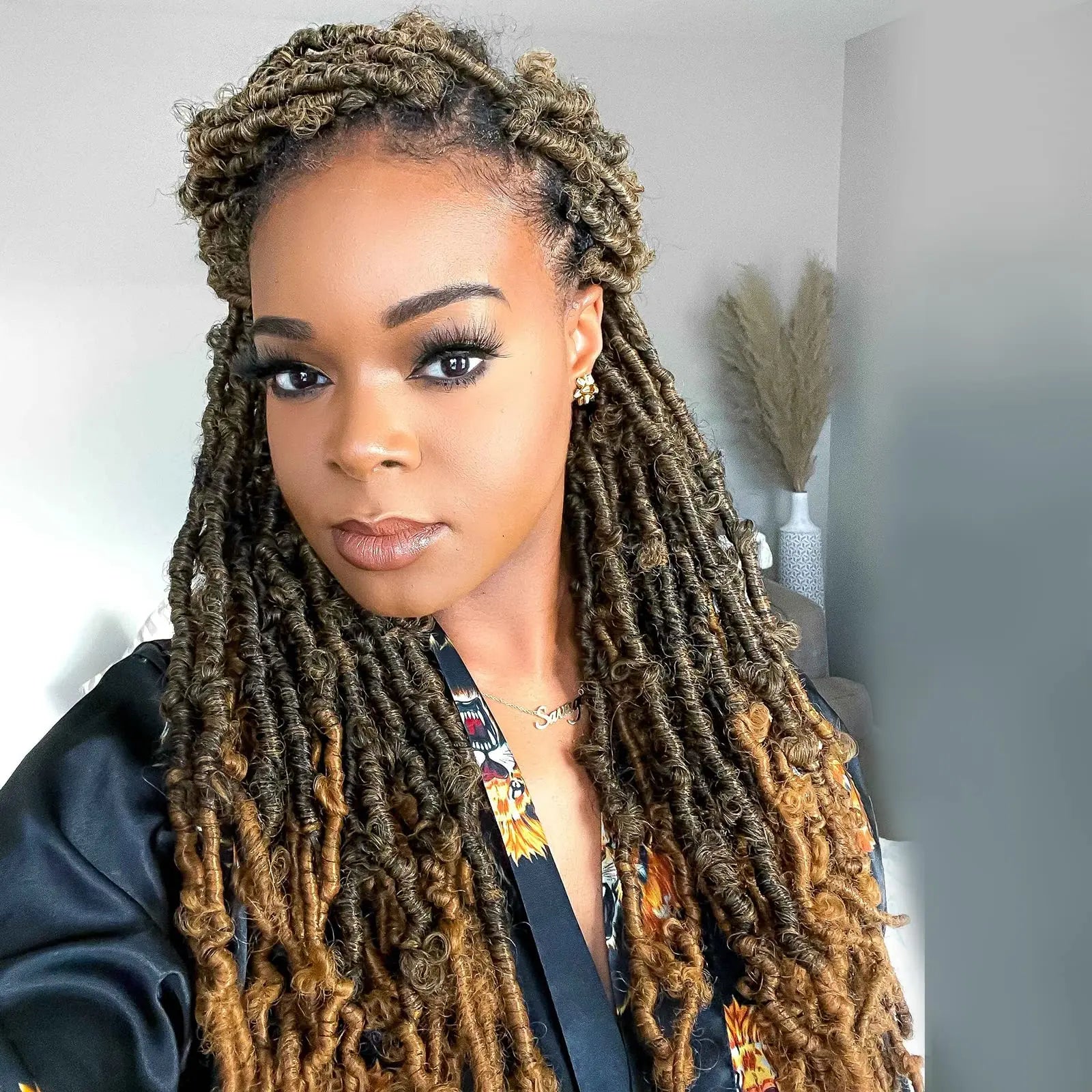 ( US ONLY) FAST SHIPPING DBL | Toyotress® Butterfly Locs Pre-Looped Distressed Locs Braiding Synthetic Crochet Hair Extensions Toyotress